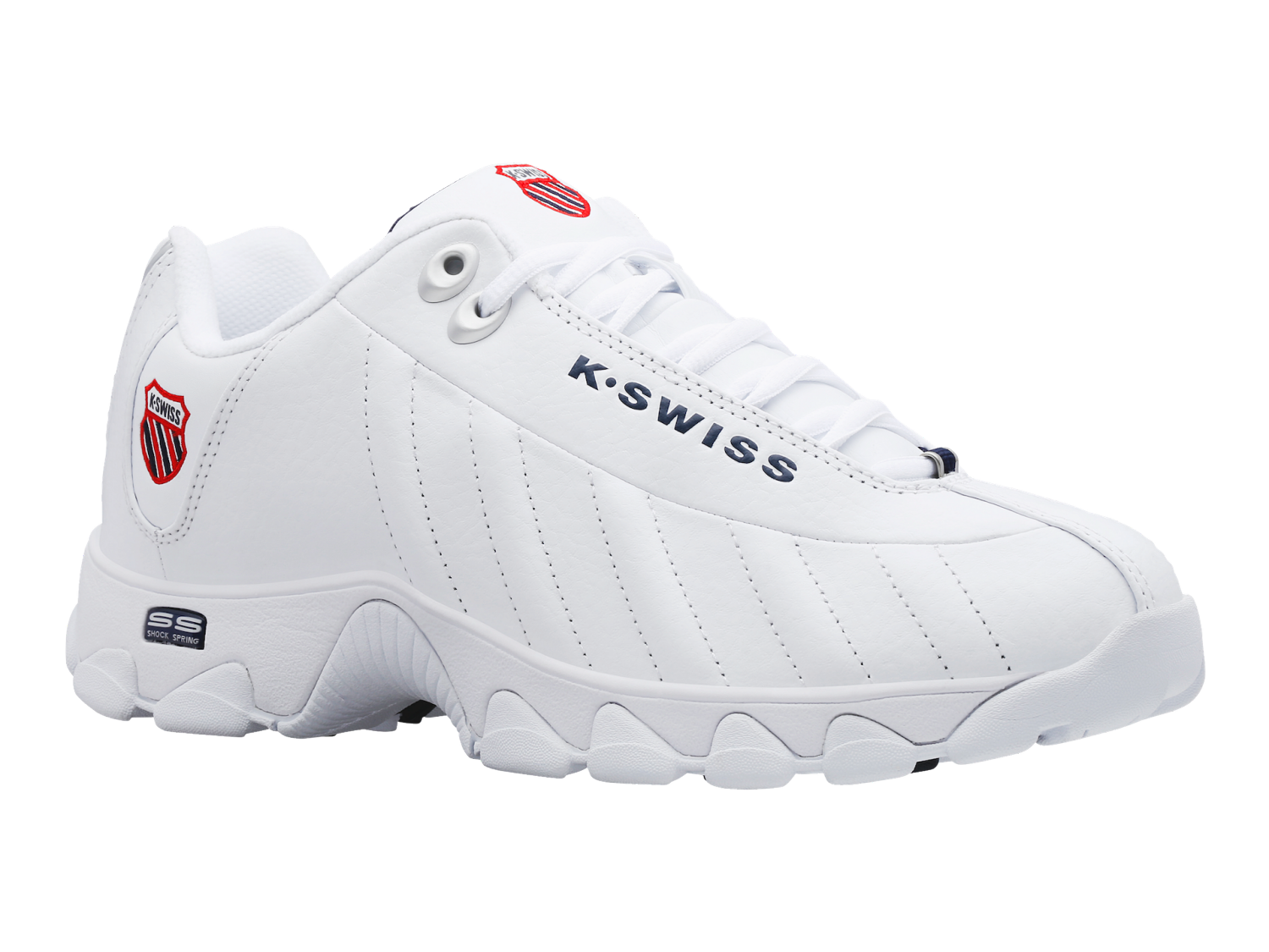 slide 1 of 4, K-Swiss K SWISS K-Swiss Men's Sneaker, White, Size 10.5 Wide, 10.5w