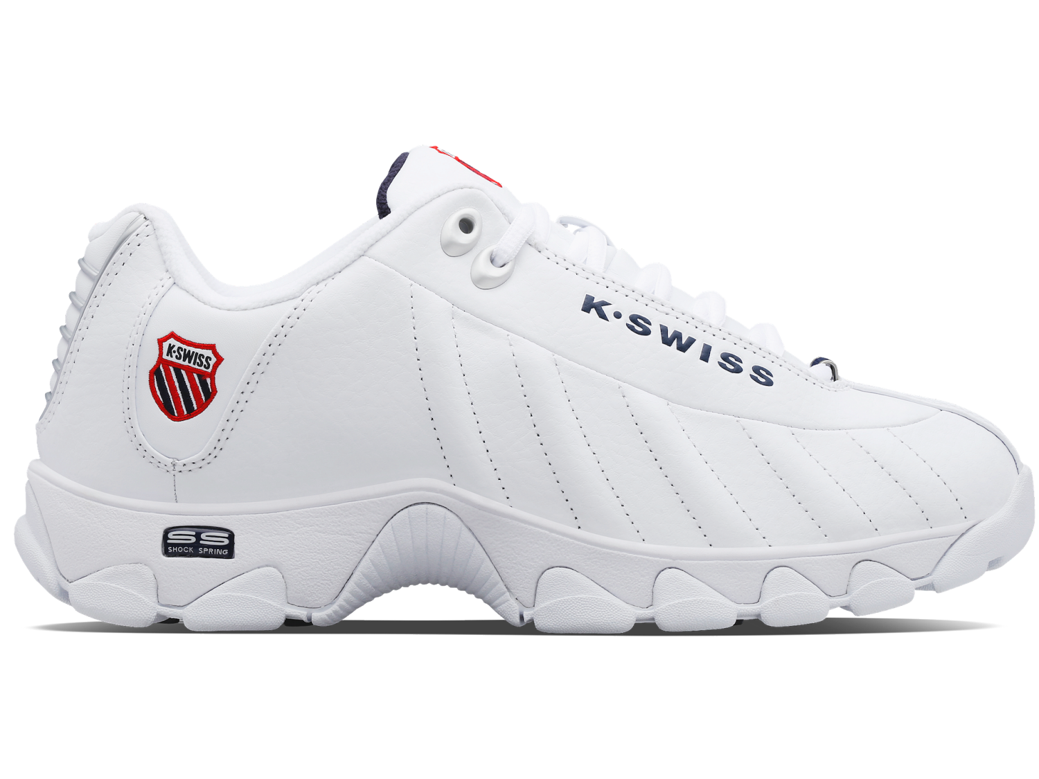 slide 3 of 4, K-Swiss K SWISS K-Swiss Men's Sneaker, White, Size 13 Wide, 13w