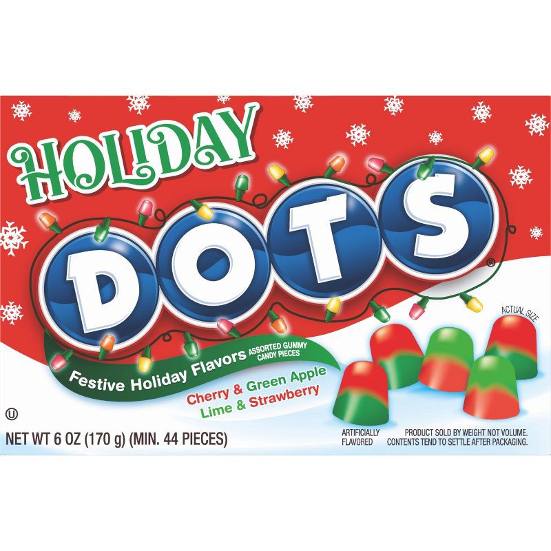 slide 1 of 4, Christmas Dots Theater Box - 6oz, 6 oz