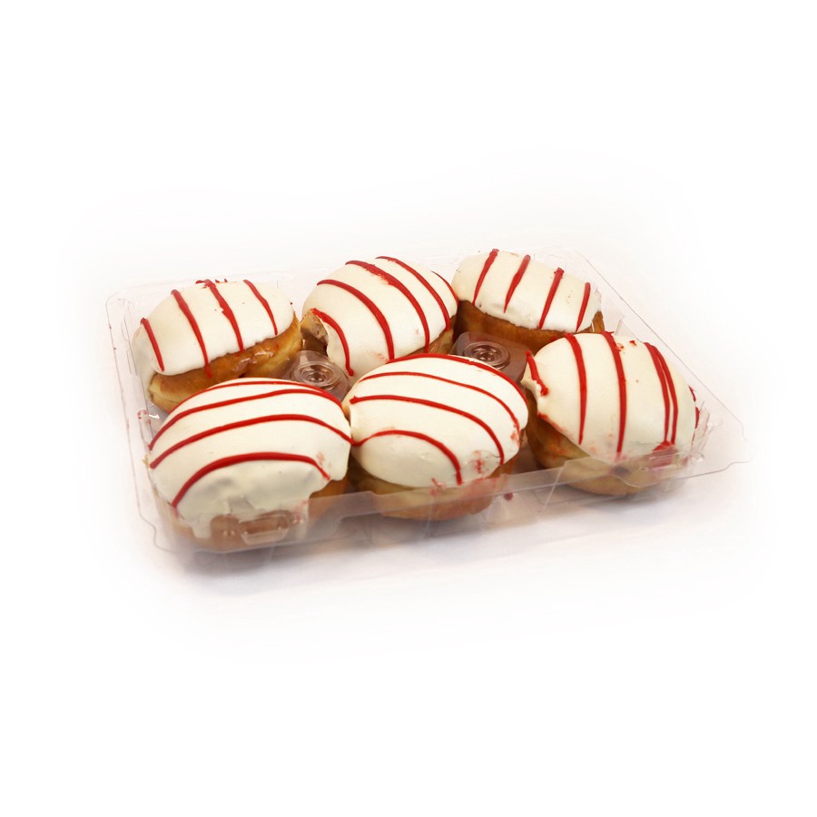 slide 1 of 1, Bakehouse Mini Raspberry Filled Donuts 6ct, 12.98 oz