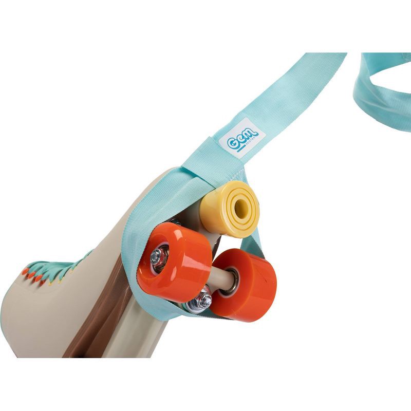 slide 3 of 15, GEM Skates Quad Roller Skate - Gray/Mint Green, 1 ct
