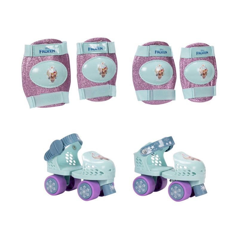 slide 3 of 10, Frozen Kids' Roller Skate with Pad Set, 1 ct