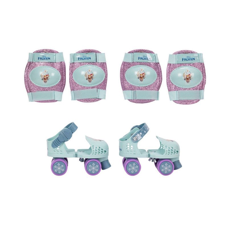 slide 4 of 10, Frozen Kids' Roller Skate with Pad Set, 1 ct