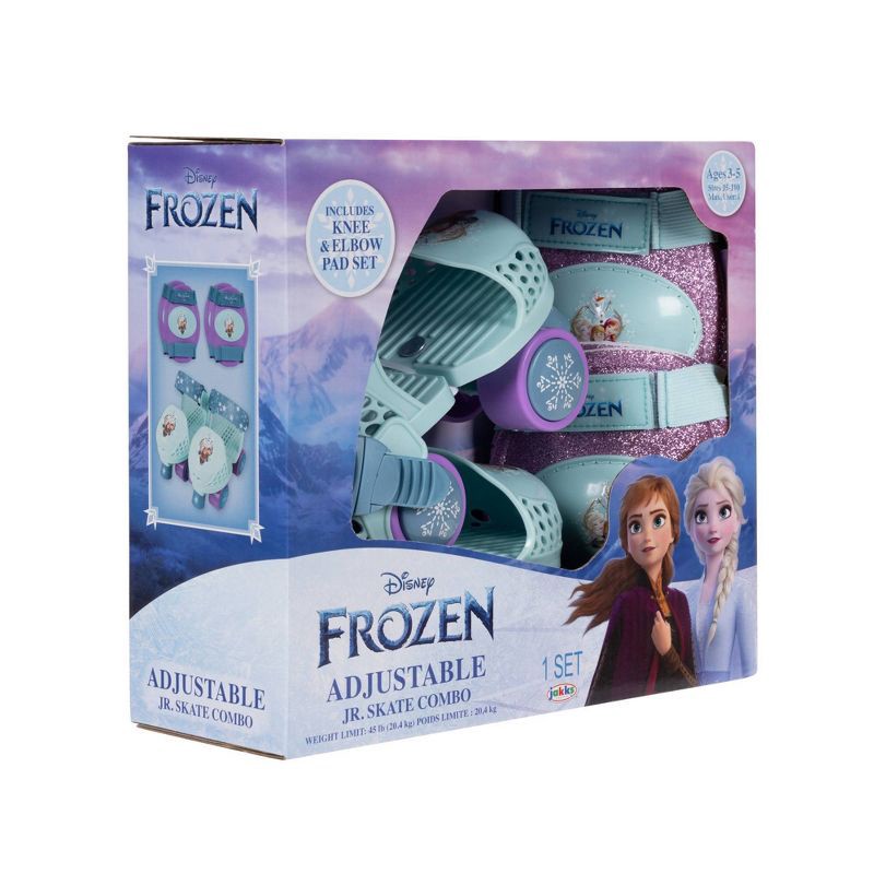 slide 8 of 10, Frozen Kids' Roller Skate with Pad Set, 1 ct