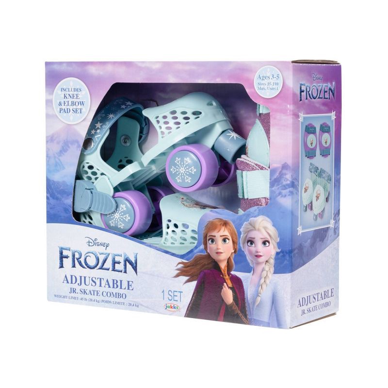 slide 9 of 10, Frozen Kids' Roller Skate with Pad Set, 1 ct