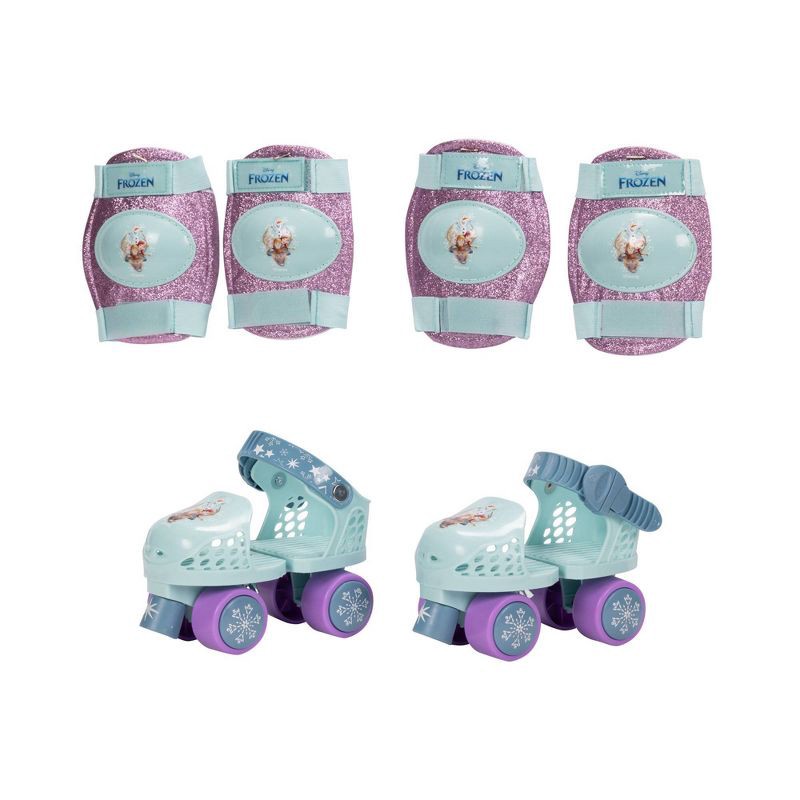 slide 1 of 10, Frozen Kids' Roller Skate with Pad Set, 1 ct