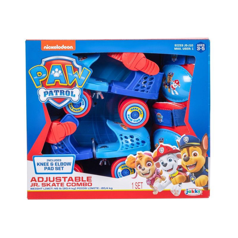slide 2 of 11, PAW Patrol Jr.Roller Kids' Roller Skate with Pad Set, 1 ct