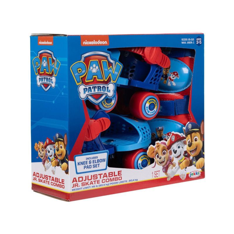 slide 8 of 11, PAW Patrol Jr.Roller Kids' Roller Skate with Pad Set, 1 ct