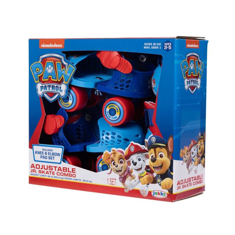 slide 9 of 11, PAW Patrol Jr.Roller Kids' Roller Skate with Pad Set, 1 ct