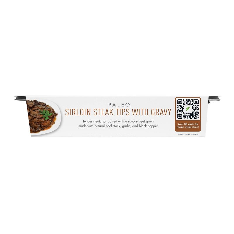 slide 3 of 4, Kevin's Natural Foods Gluten Free Sirloin Steak Tips with Gravy - 16oz, 16 oz