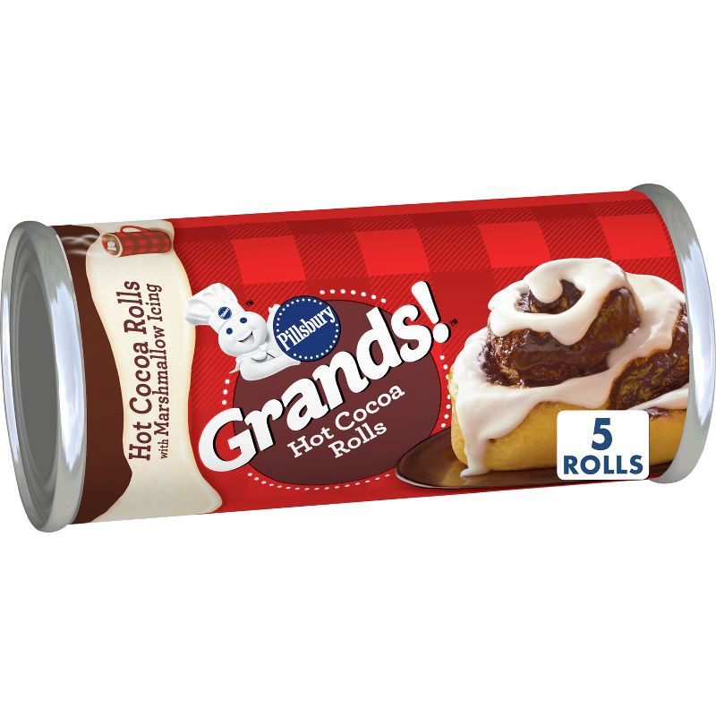 slide 1 of 6, Pillsbury Grands Hot Cocoa Marshmallow Rolls - 17.5oz/5ct, 5 ct; 17.5 oz