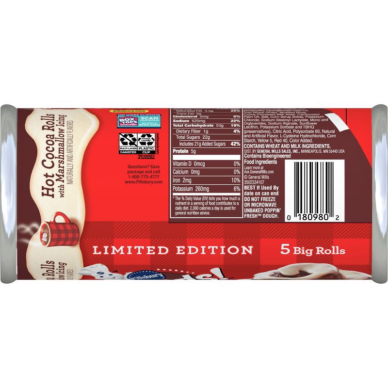 slide 6 of 6, Pillsbury Grands Hot Cocoa Marshmallow Rolls - 17.5oz/5ct, 5 ct; 17.5 oz