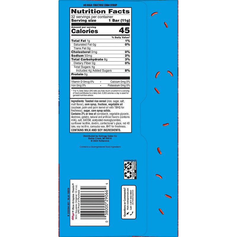 slide 2 of 9, Rice Krispies Treats Christmas Minis with Sprinkles - 12.4oz/32ct, 12.4 oz, 32 ct