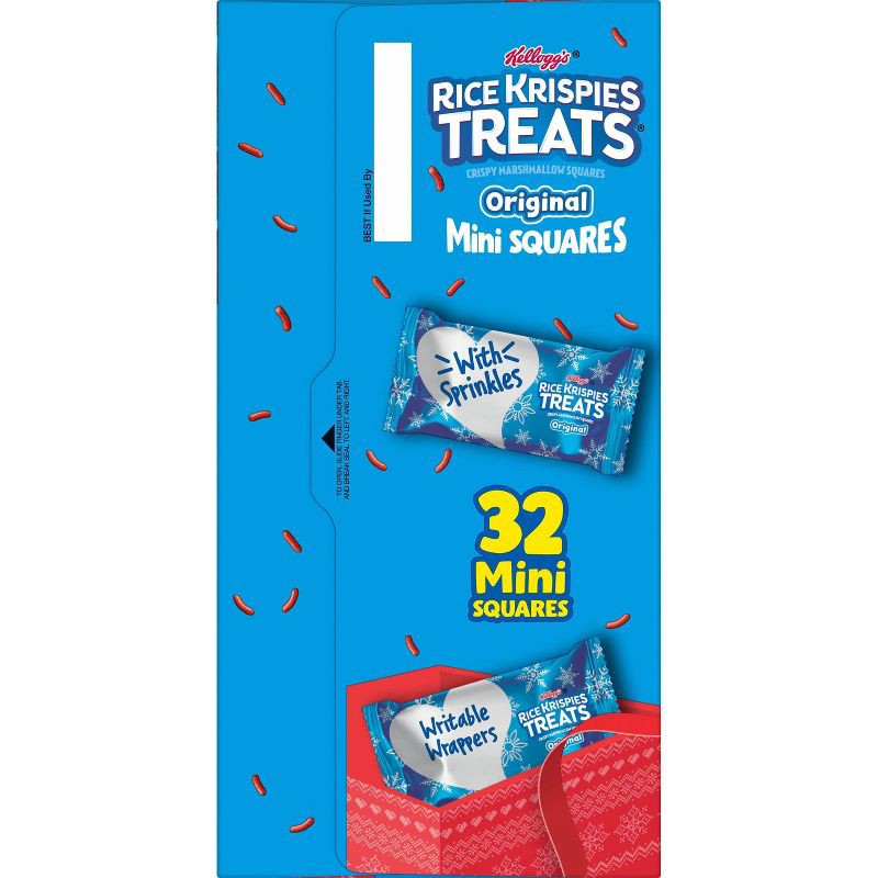 slide 9 of 9, Rice Krispies Treats Christmas Minis with Sprinkles - 12.4oz/32ct, 12.4 oz, 32 ct