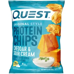 Quest Cheddar & Sour Cream Protein Chips