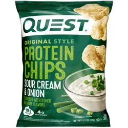 Quest Protein Chips, Sour Cream & Onion, Original Style