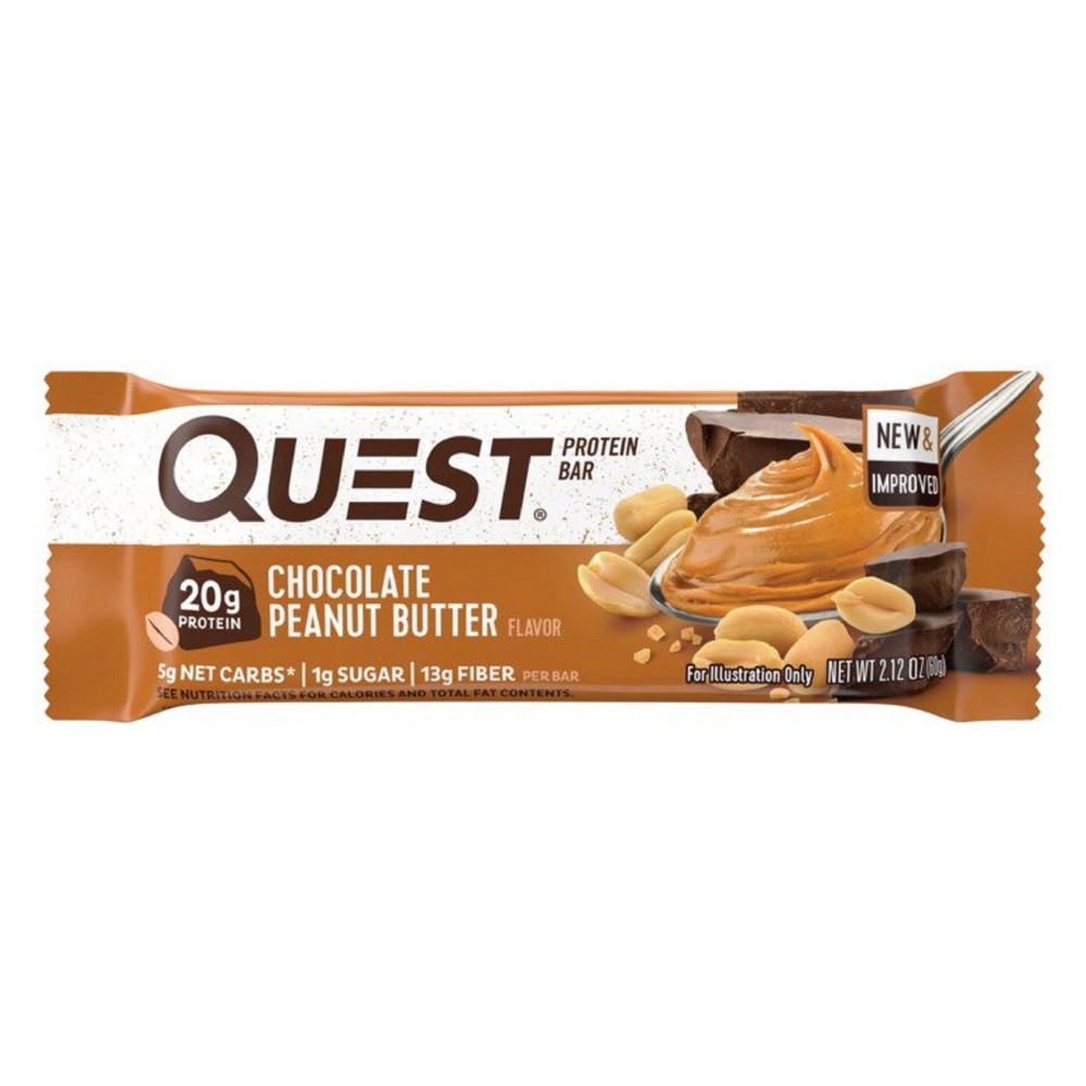 slide 3 of 3, Quest Protein Bar, Chocolate Peanut Butter, 4 ct