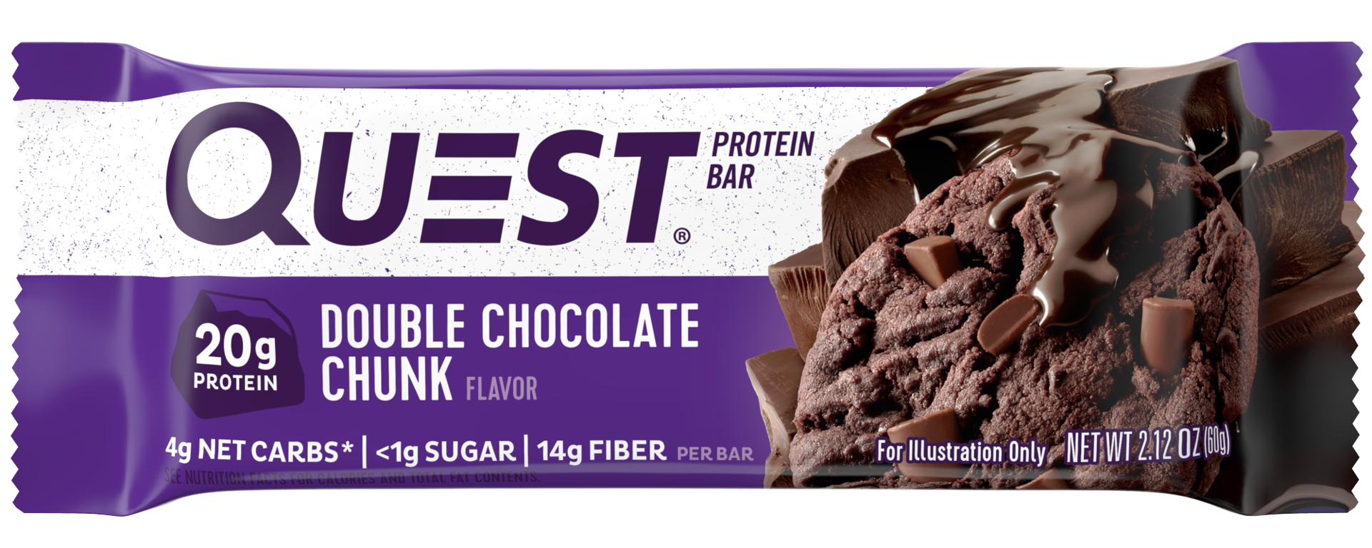 slide 2 of 2, Quest Protein Bar, Double Chocolate Chunk, 4 ct