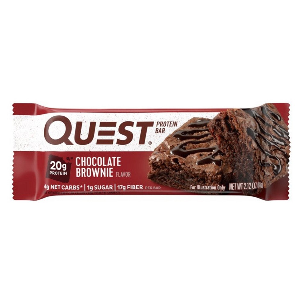 slide 2 of 3, Quest Protein Bar, Chocolate Brownie Flavor, 4 ct