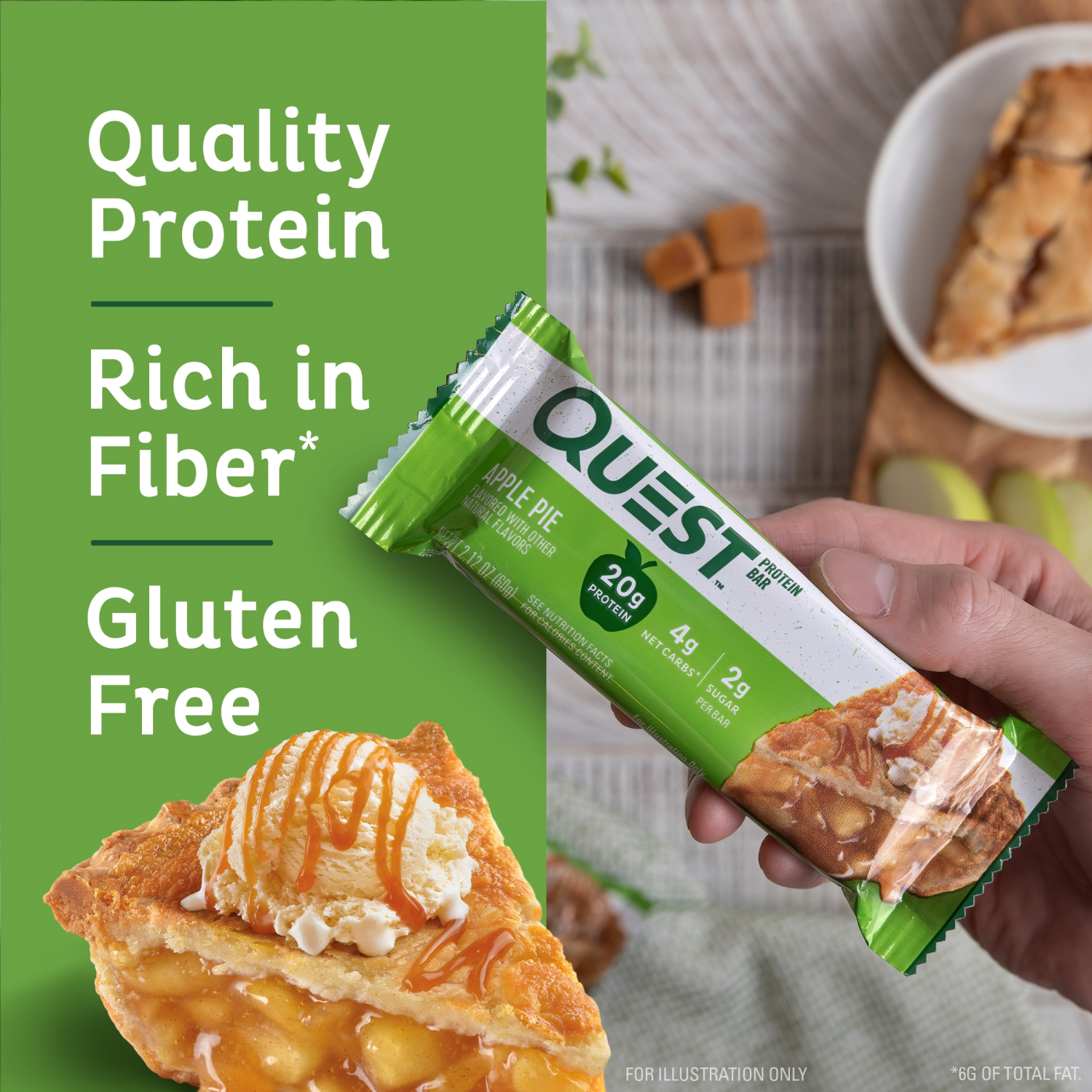 slide 2 of 3, Quest Protein Bar 4 ea, 4 ct