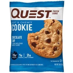 Quest Protein Cookie, Chocolate Chip, Soft & Chewy