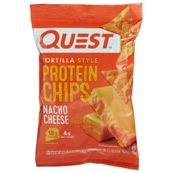 Quest Tortilla Style Nacho Cheese Flavor Protein Chips 1.1 oz