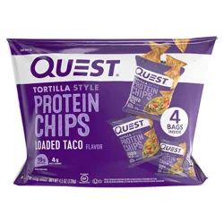 Quest Protein Chips, Loaded Taco Flavor, Tortilla Style