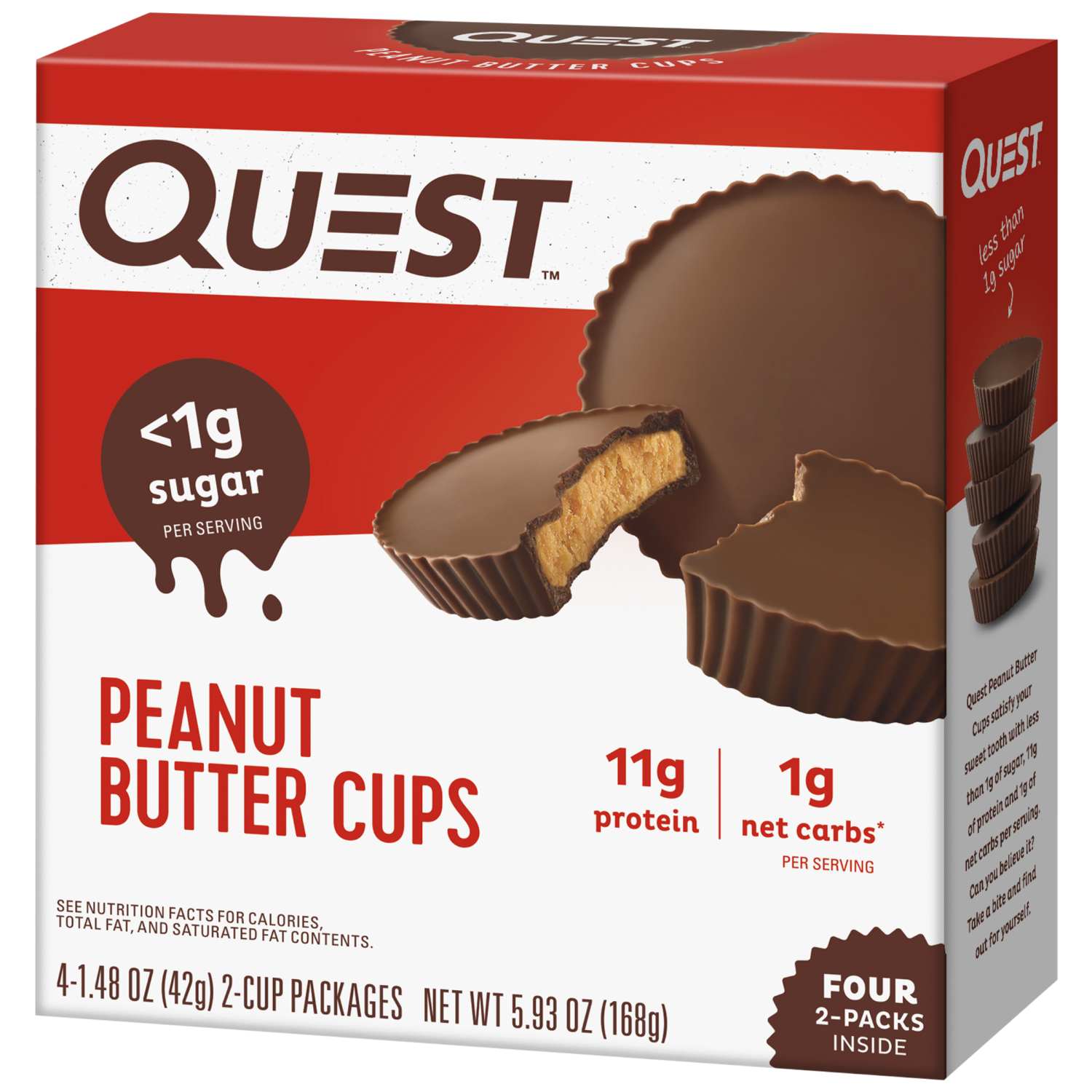 slide 6 of 8, Quest Peanut Butter Cups, 4 ct