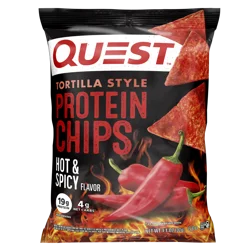 Quest Protein Chips, Hot & Spicy, Tortilla Style