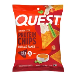 Quest Tortilla Style Buffalo Ranch Flavor Protein Chips 1.1 oz
