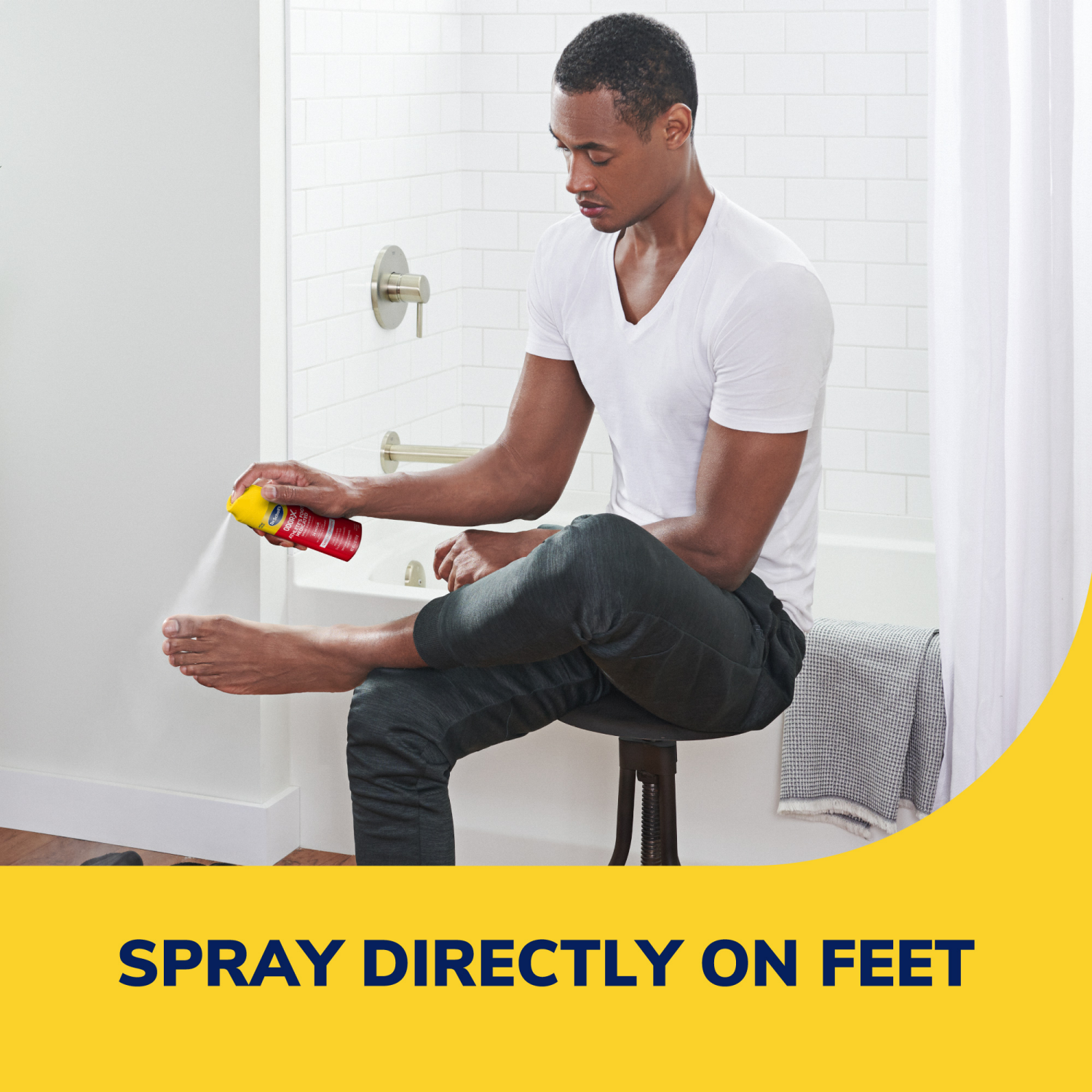 slide 3 of 5, Dr. Scholl's ATHLETE'S FOOT MEDICATED SPRAY POWDER, 4.7 oz // 24-Hour Daily Relief Of Itching & Burning, Clinically Proven, Cures & Prevents Most Athlete's Foot, Destroys Odors Instantly, 4.7 oz