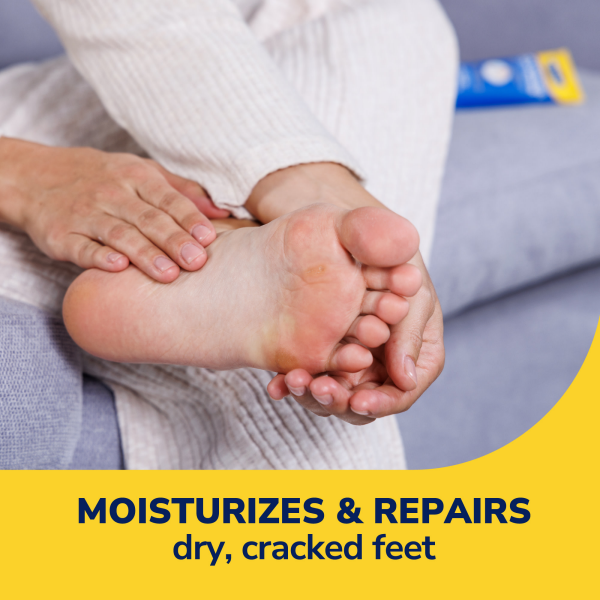 slide 6 of 21, Dr. Scholl's Dry, Cracked Foot Repair Ultra-Hydrating Foot Cream 3.5 oz, Lotion with 25% Urea for Dry Cracked Feet, Heals and Moisturizes for Healthy Feet, 3.5 oz