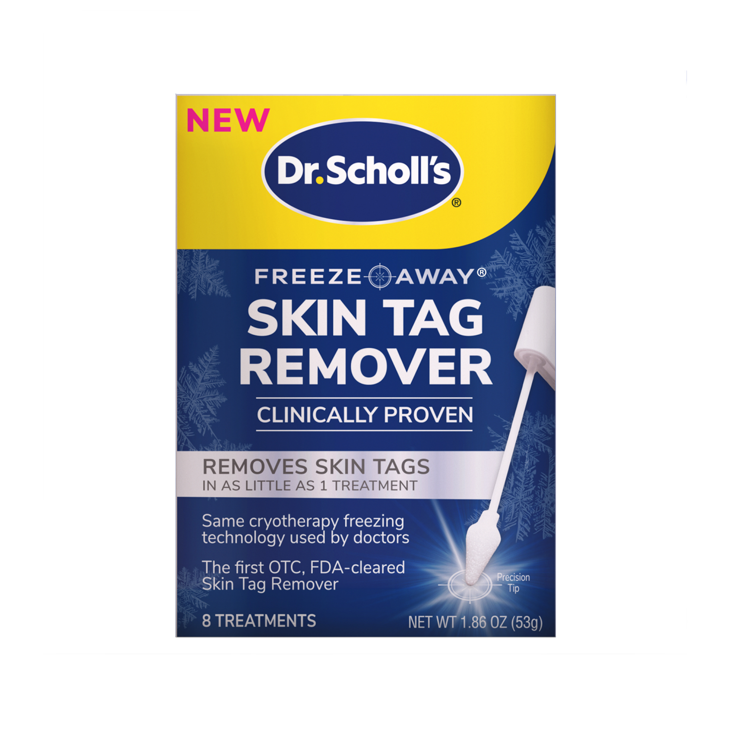 slide 1 of 5, Dr. Scholl's FREEZE AWAY SKIN TAG REMOVER, 8 ct, 1.86 oz