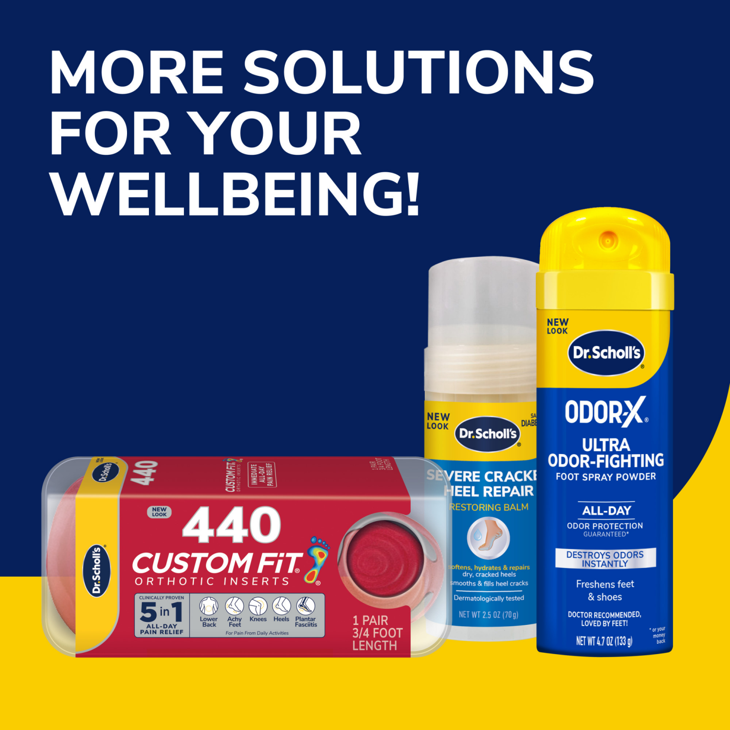 slide 3 of 8, Dr. Scholl's 24-Hour Energy Multipurpose Insoles, Returns Energy with every step, Relieves Foot Pressure & Tired Achy Feet, Memory Foam & Gel Insert, Women's Shoe Size 6-10, 1 Pair, 1 ct