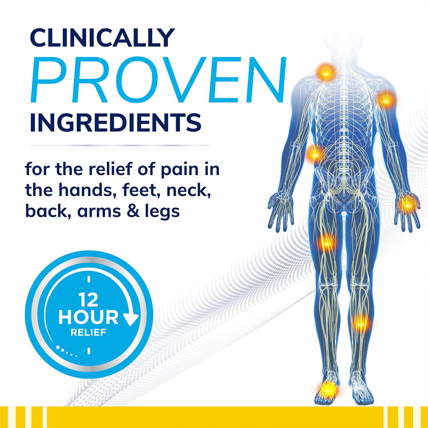 slide 2 of 6, Dr. Scholl's Clinical Strength 12 Hour Pain Relief Roll-On, 3.5Oz, 3.5 oz