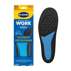 Dr. Scholl's Work All-Day Superior Comfort Insoles (with) Massaging Gel, Women, 1 Pair, Trim to Fit