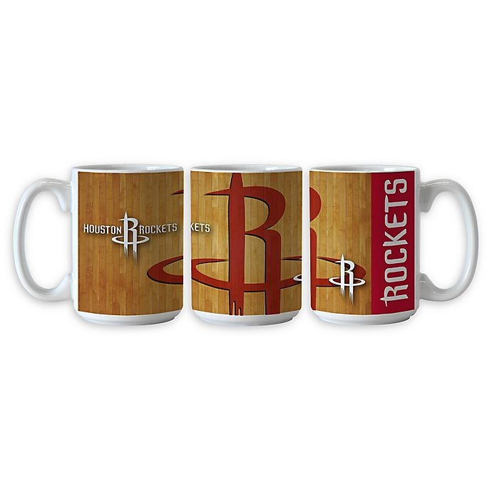 slide 1 of 1, NBA Houston Rockets Hardwood Mug, 15 oz