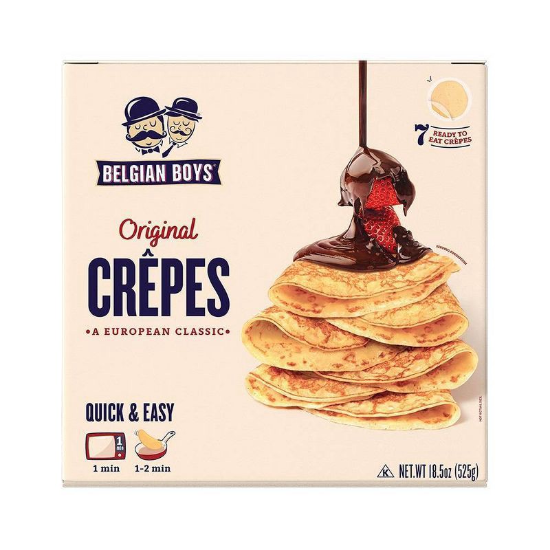 slide 1 of 4, Belgian Boys Original Crepes - 13.6oz/7ct, 13.6 oz, 7 ct