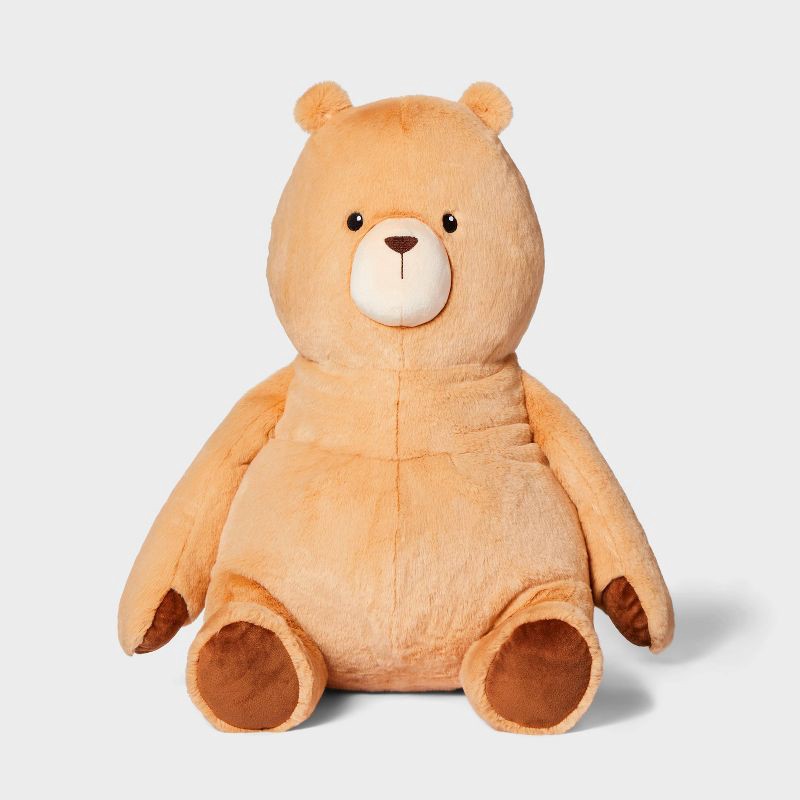slide 1 of 4, 20'' Bear Stuffed Animal - Gigglescape™: 20" Height, Teddy Theme, Age 1+, 1 ct