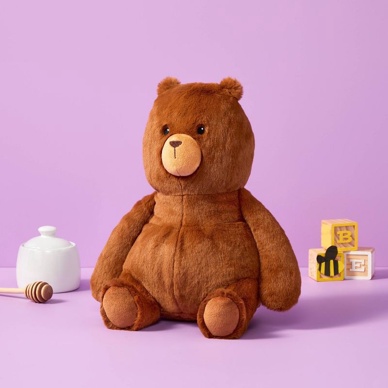 slide 2 of 4, 12'' Bear Stuffed Animal - Gigglescape™: 12" Height, Teddy Bear, Gigglescape Toys, 1 ct