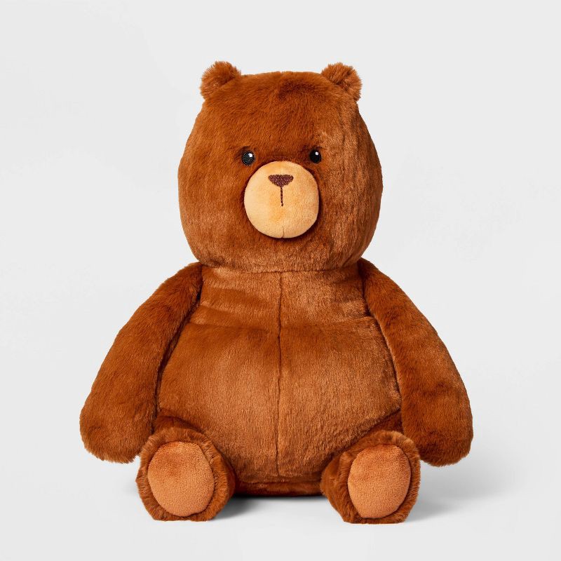slide 1 of 4, 12'' Bear Stuffed Animal - Gigglescape™: 12" Height, Teddy Bear, Gigglescape Toys, 1 ct