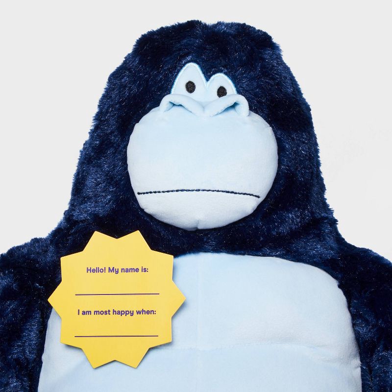 slide 4 of 5, 12'' Gorilla Stuffed Animal - Gigglescape™: Zoo Animal, 1 Year+, 1 ct