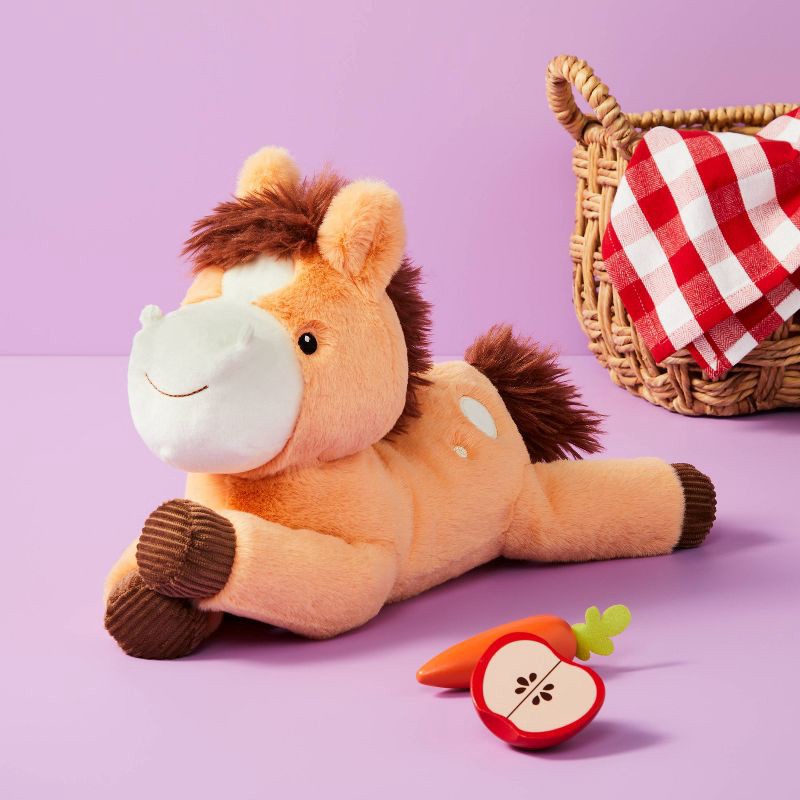slide 2 of 4, 9" Horse Stuffed Animal - Gigglescape™: Farm Animal Theme, Ages 1+, 1 ct