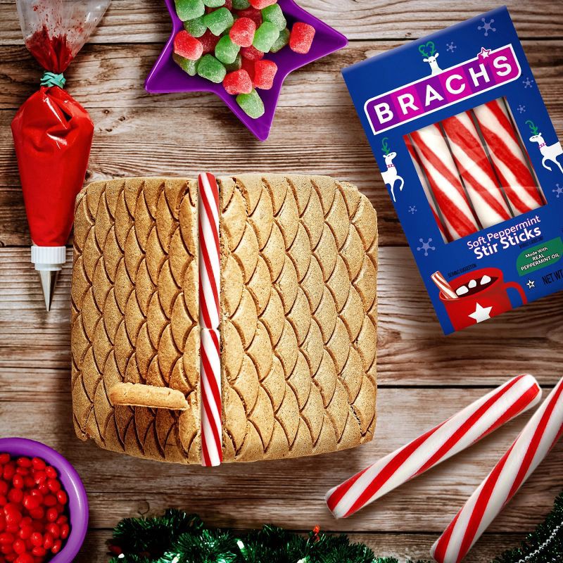 slide 4 of 6, Brach's Sweet Stripes Christmas Peppermint Sticks - 5oz, 5 oz