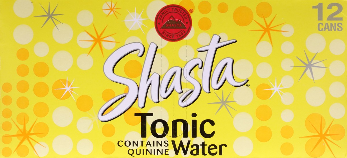 slide 13 of 14, Shasta Tonic Water 12 - 12 fl oz Cans, 12 ct