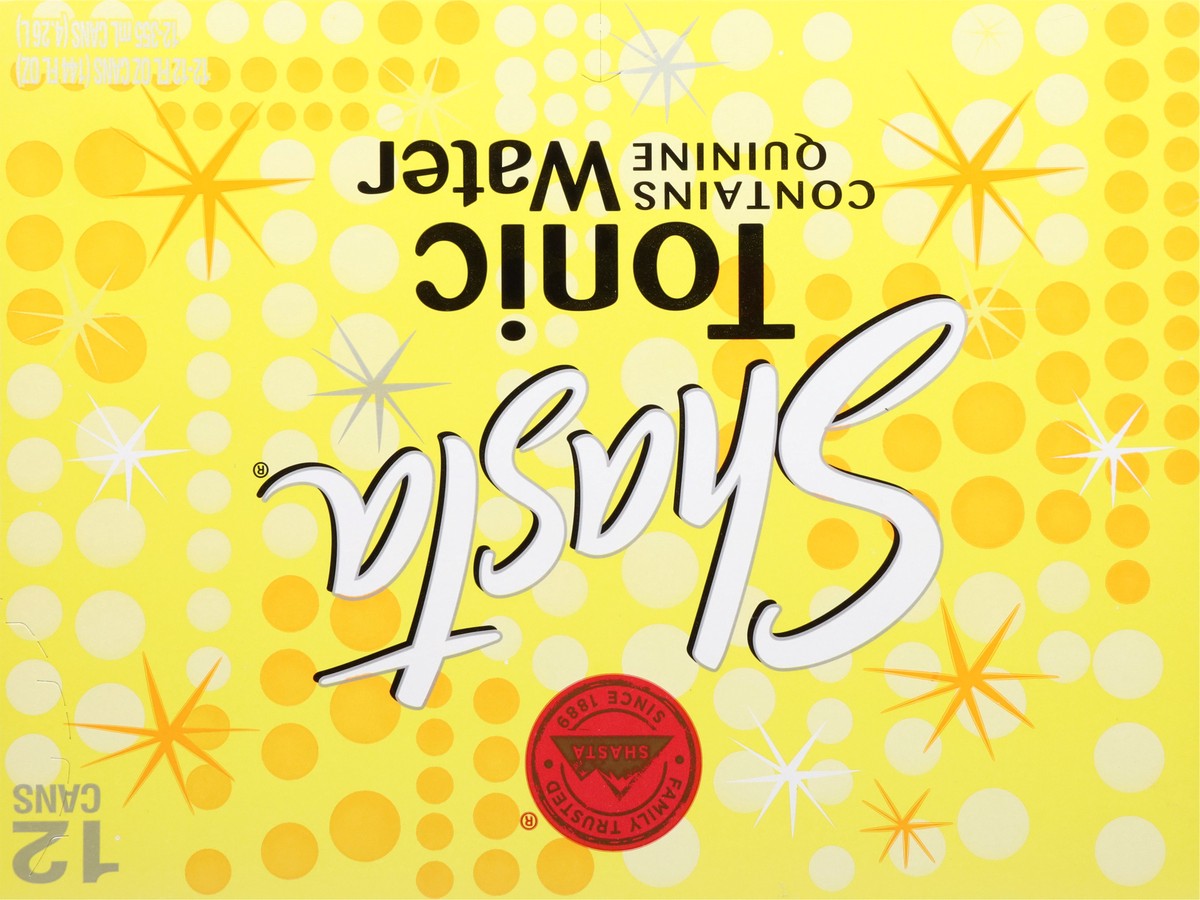 slide 10 of 14, Shasta Tonic Water 12 - 12 fl oz Cans, 12 ct