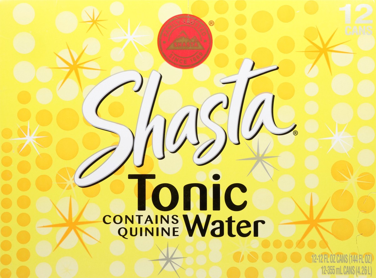 slide 7 of 14, Shasta Tonic Water 12 - 12 fl oz Cans, 12 ct