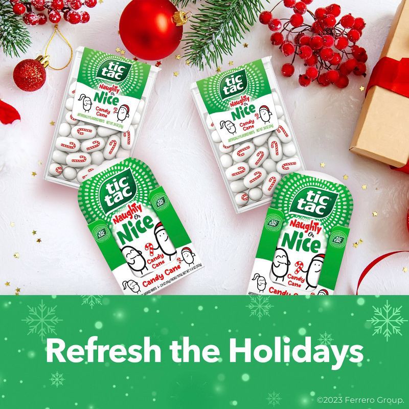 slide 3 of 6, Tic Tac Mint Candy Cane - 0.84oz, 0.84 oz