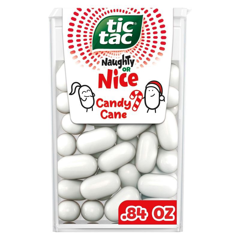 slide 1 of 8, Tic Tac Mint Candy Cane Mints - 0.84oz, 0.84 oz