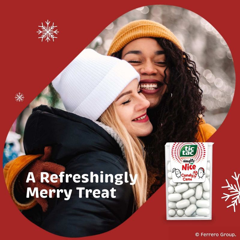 slide 3 of 8, Tic Tac Mint Candy Cane Mints - 0.84oz, 0.84 oz